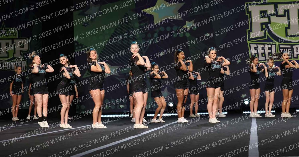 Cheer Sport Sharks - Kitchener Queensland Sharks · Feel The Power East FIXED