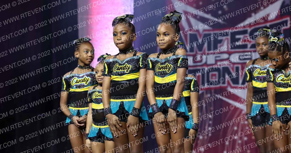 Candy Elite All-Stars m&m's · Cheer Super Nationals