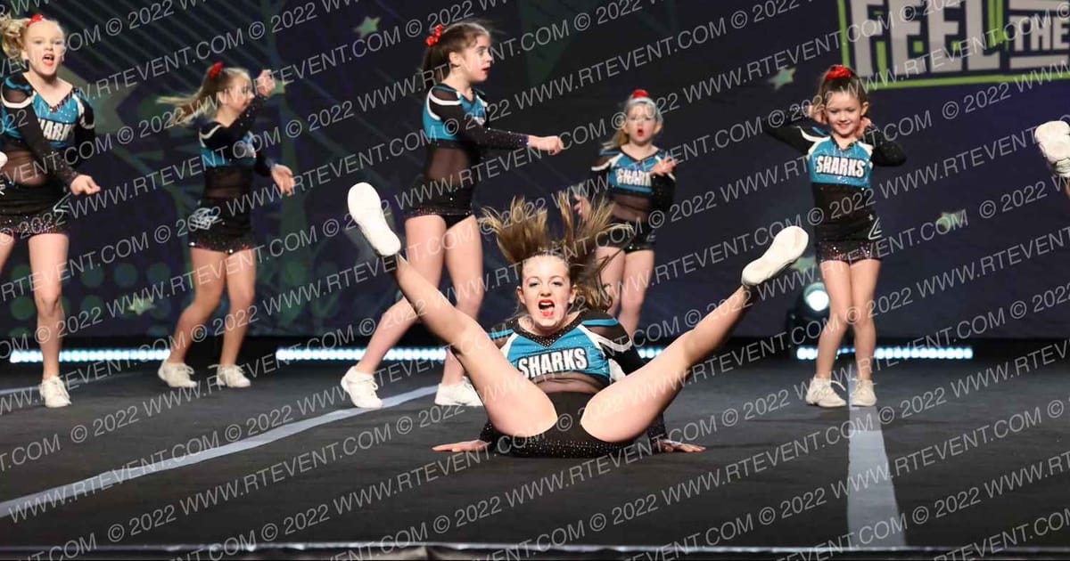 Cheer Sport Sharks - Ancaster Ruby · Feel The Power East FIXED