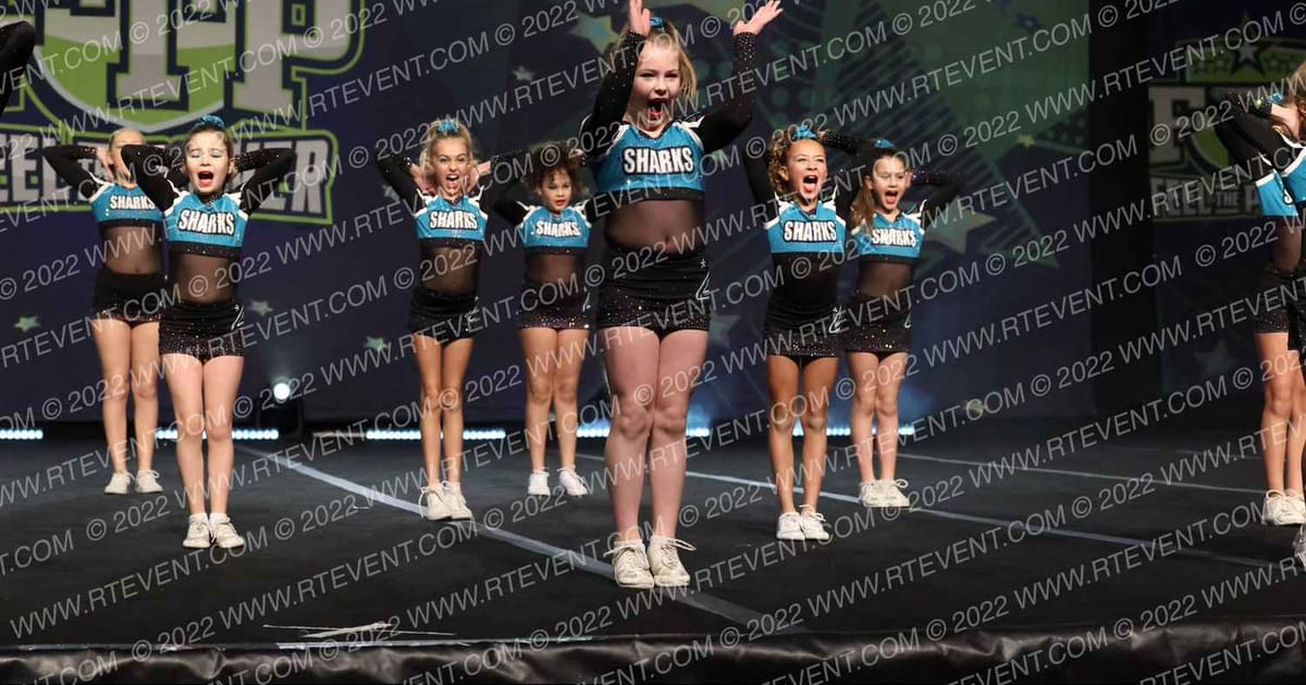 Cheer Sport Sharks - Ancaster Shortfin · Feel The Power East FIXED