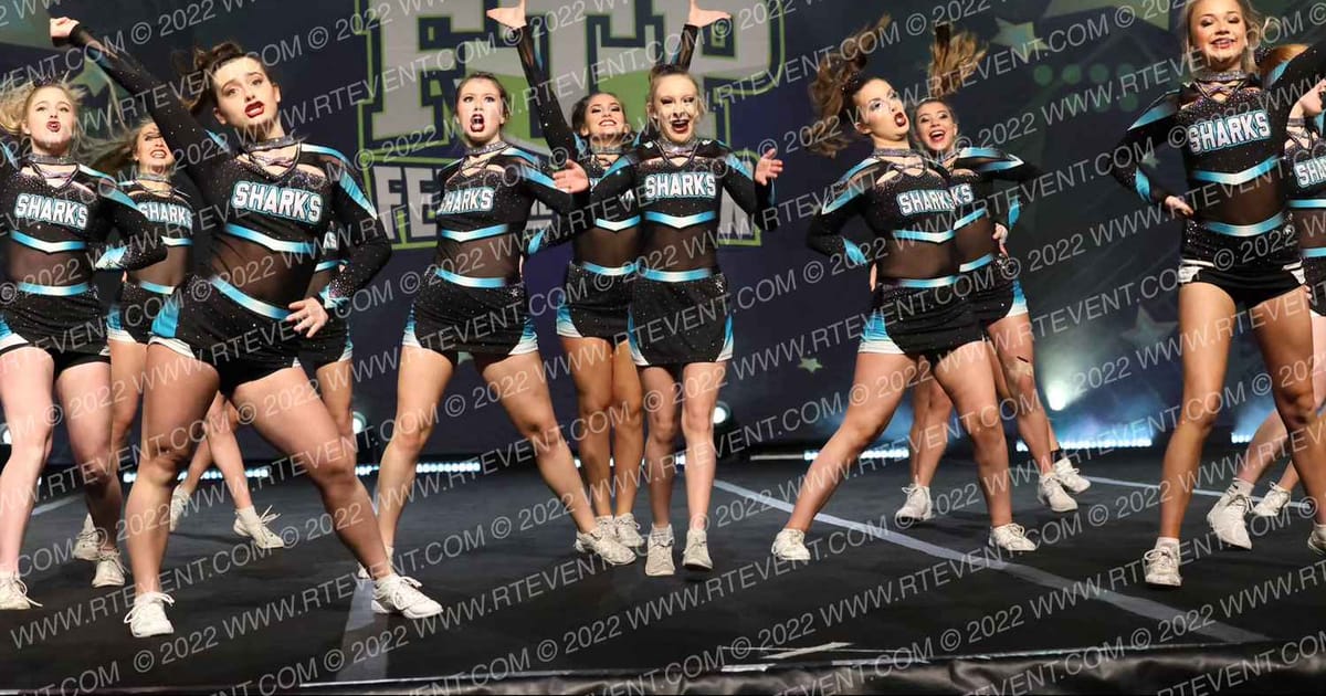 Cheer Sport Sharks - Ancaster Sailfin · Feel The Power East FIXED
