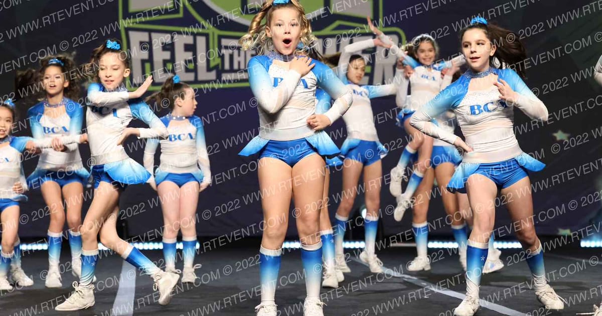Beach Cheer Athletics Swirl · Feel The Power East FIXED