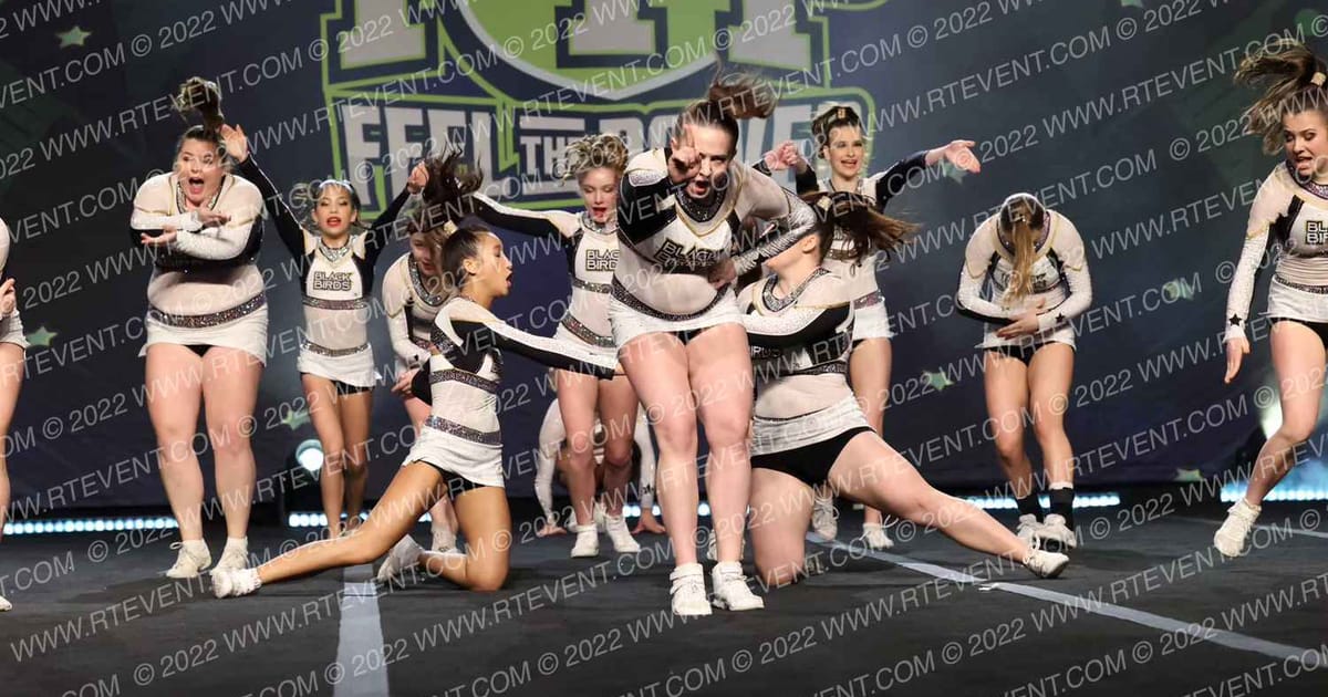 Air Force Mavericks Cheerleading Blackbirds · Feel The Power East FIXED