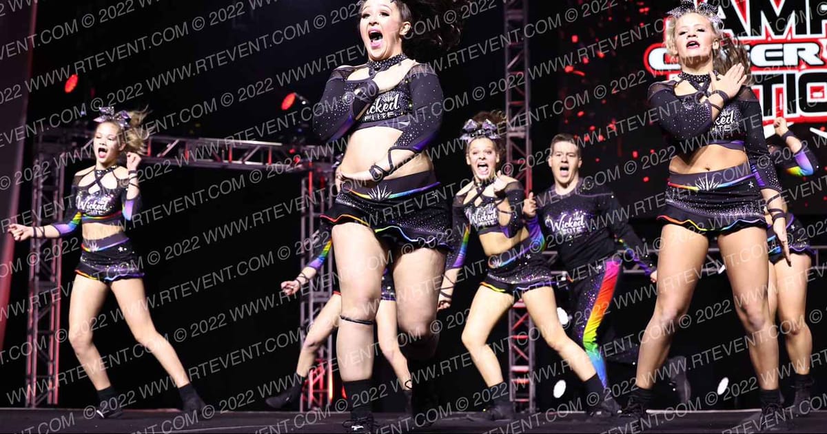 Wicked Elite Dark Angels · Cheer Super Nationals