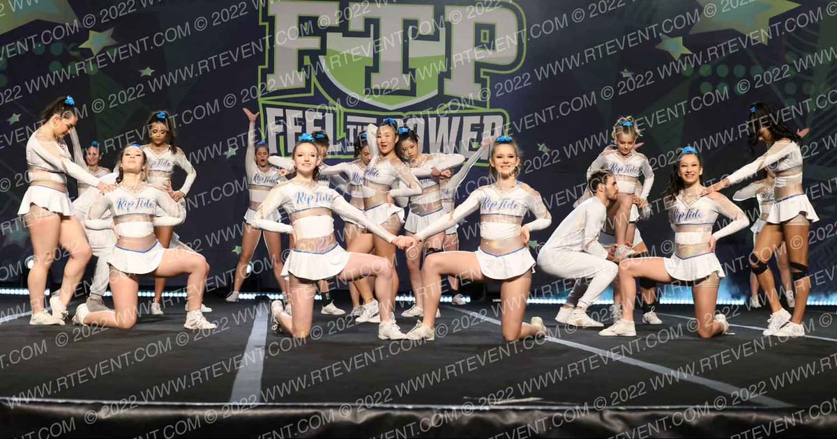 Beach Cheer Athletics RipTide · Feel The Power East FIXED