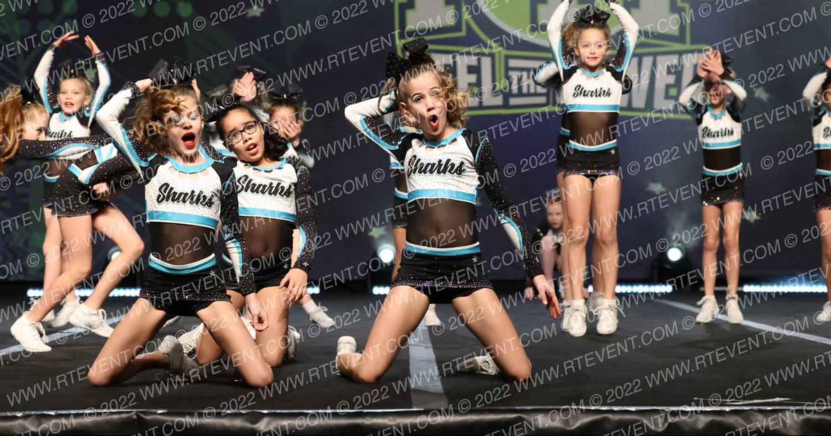 Cheer Sport Sharks - Kitchener Blacktip Sharks · Feel The Power East FIXED