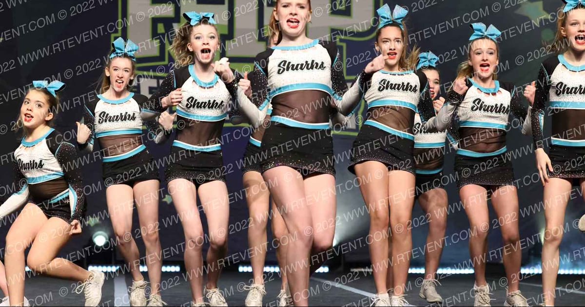 Cheer Sport Sharks - Kitchener Cosmo Sharks · Feel The Power East FIXED