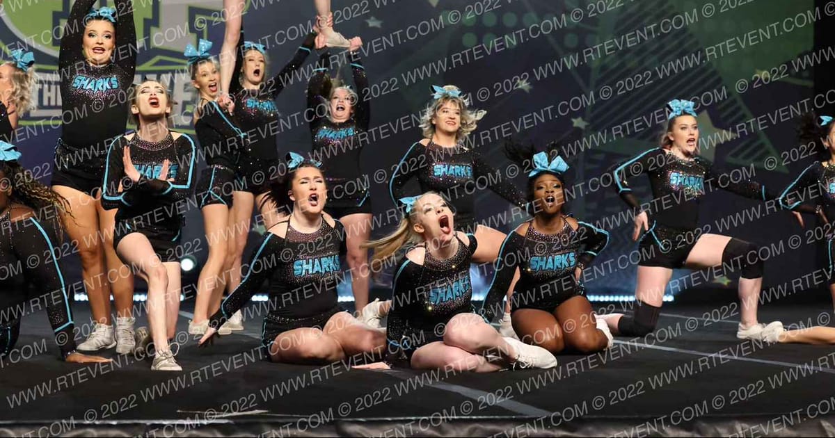 Cheer Sport Sharks - Kitchener Copper Sharks · Feel The Power East FIXED