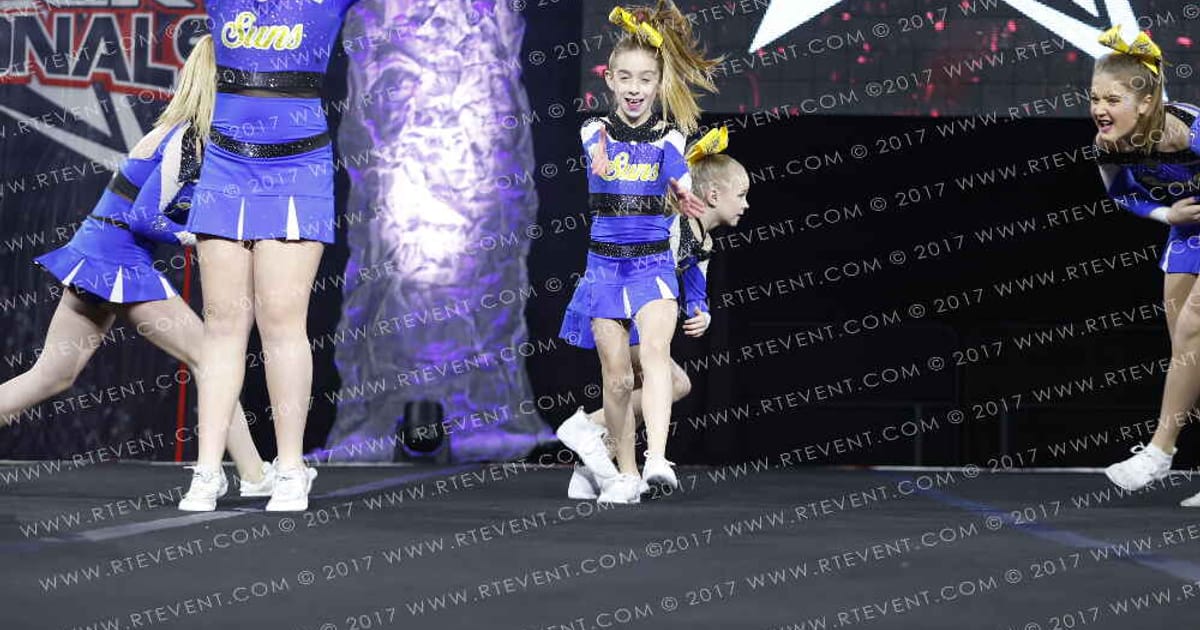 Cheer Central Suns Glitter · JAMFest Cheer Super Nationals