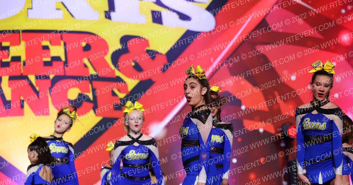 Cheer Central Suns Light · Spirit Sports Colorado Springs Nationals