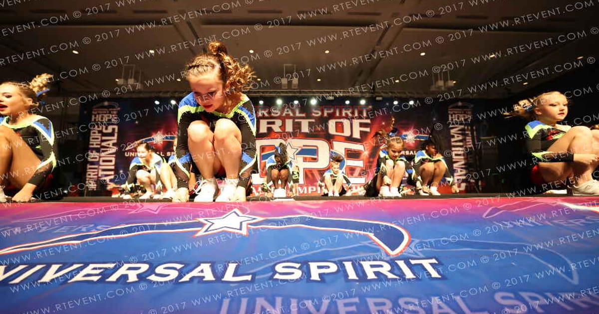 PunchFront Cheer Fire Storm · Spirit of Hope Grand Nationals