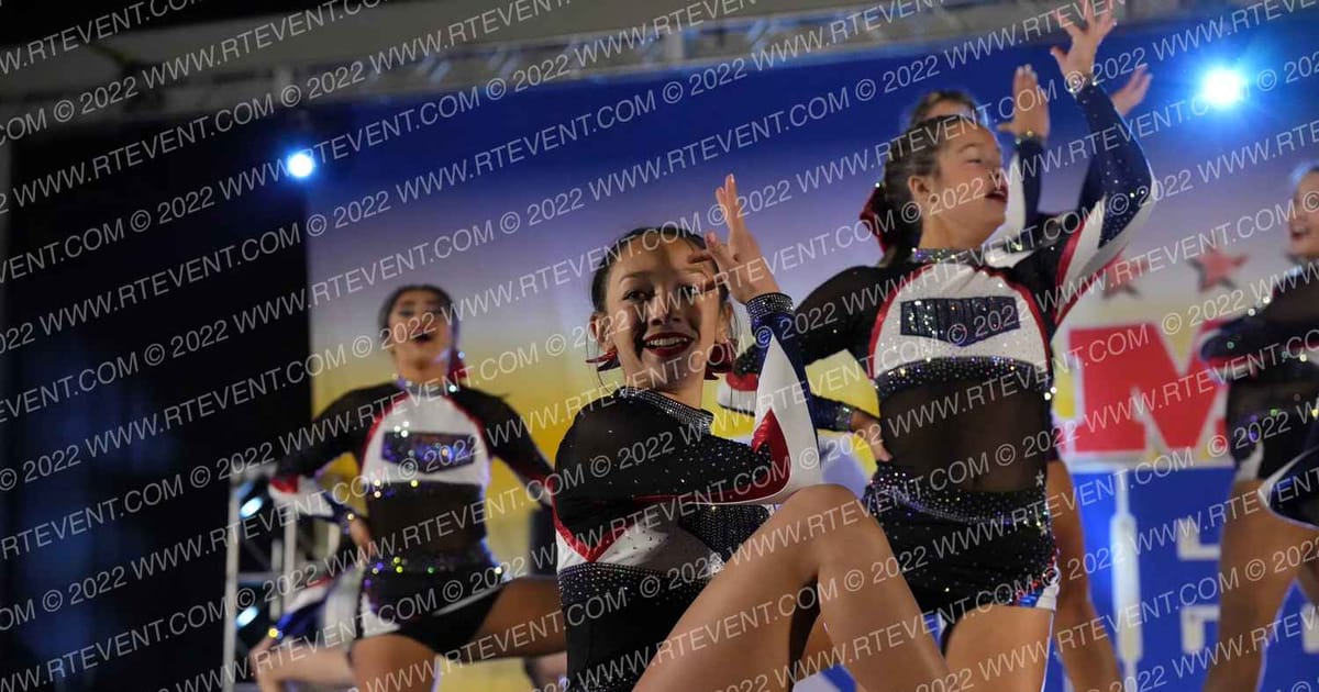 American Cheer SR RED · The American Championships San Jose Pac West Grand Nationals