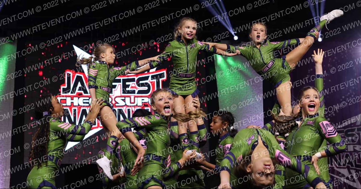JAM Athletics Pink Army Reloaded · Cheer Super Nationals