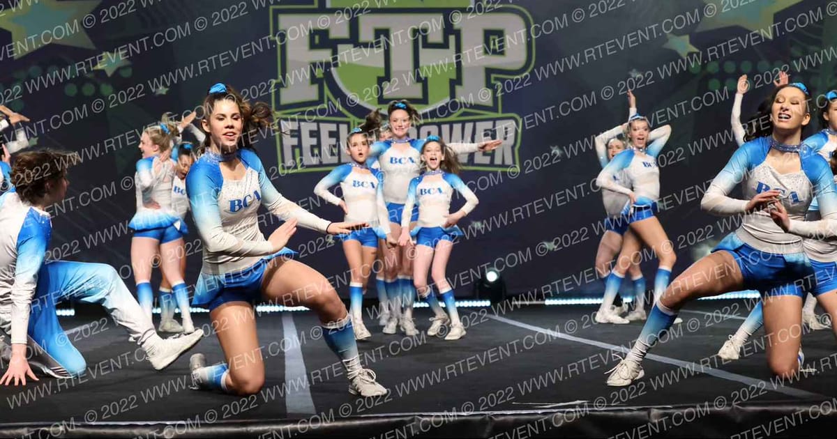 Beach Cheer Athletics JetStream · Feel The Power East FIXED