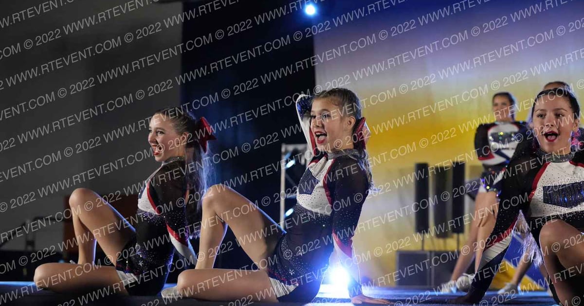 American Cheer JR BLUE · The American Championships San Jose Pac West Grand Nationals