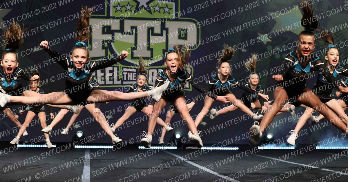 Cheer Sport Sharks - Ancaster Harlequin · Feel The Power East FIXED