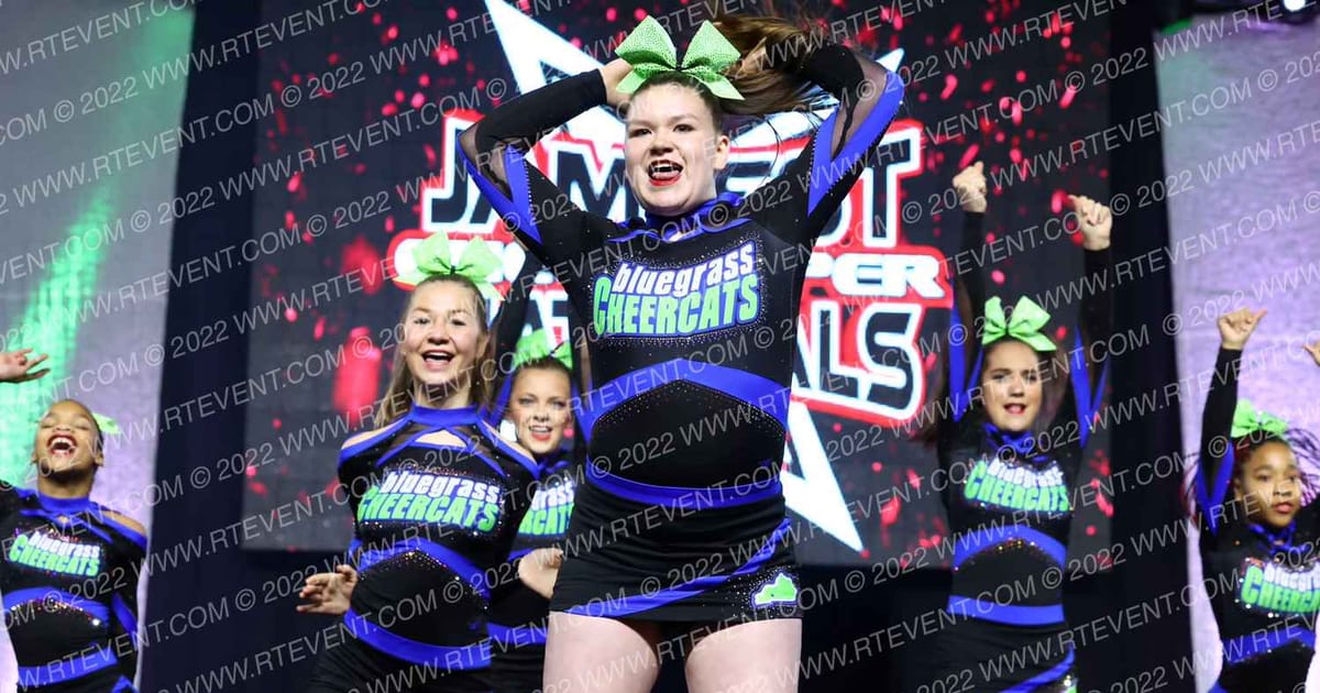 Bluegrass Cheercats Lime Leopards · Cheer Super Nationals