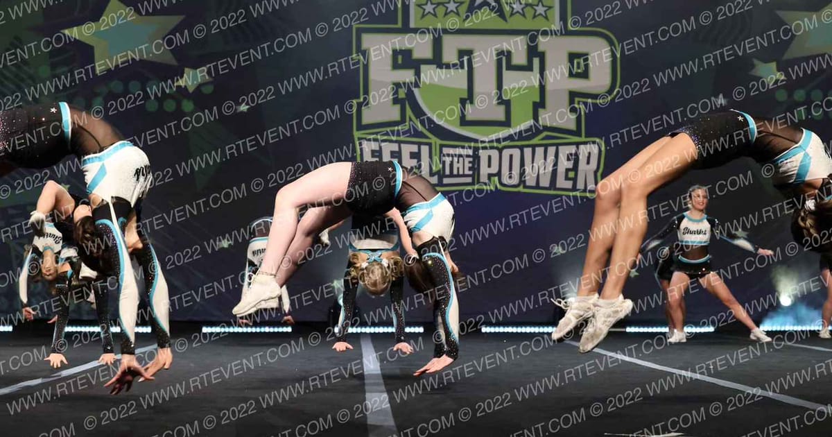 Cheer Sport Sharks - Kitchener Hammerhead Sharks · Feel The Power East FIXED