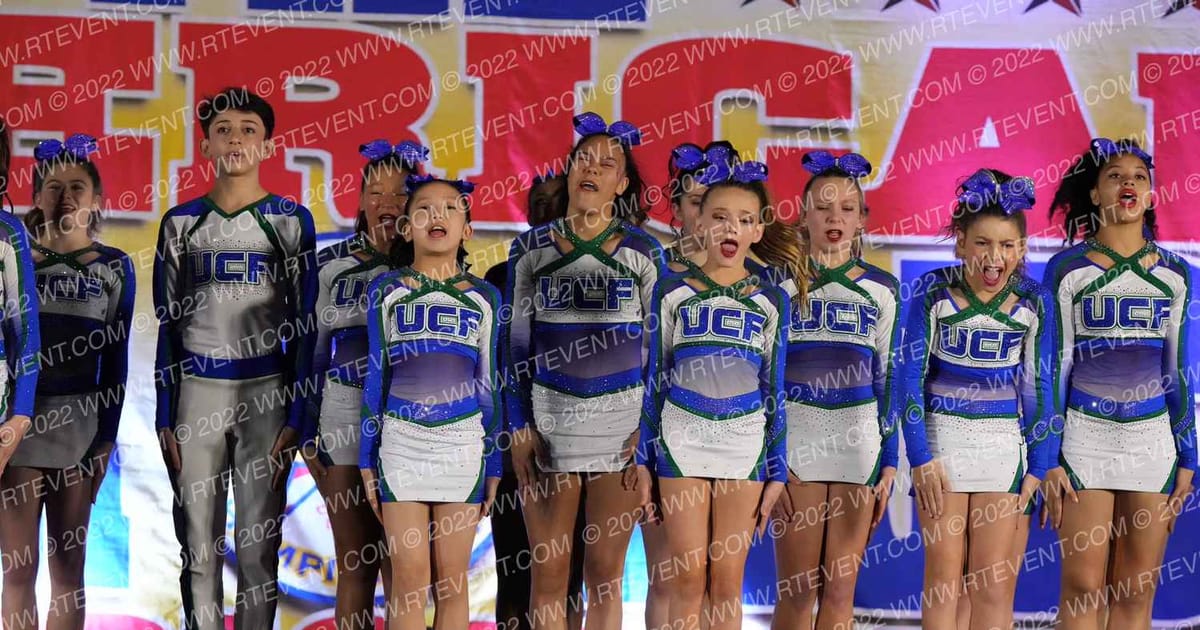 University Cheer Force Rain · The American Championships San Jose Pac West Grand Nationals
