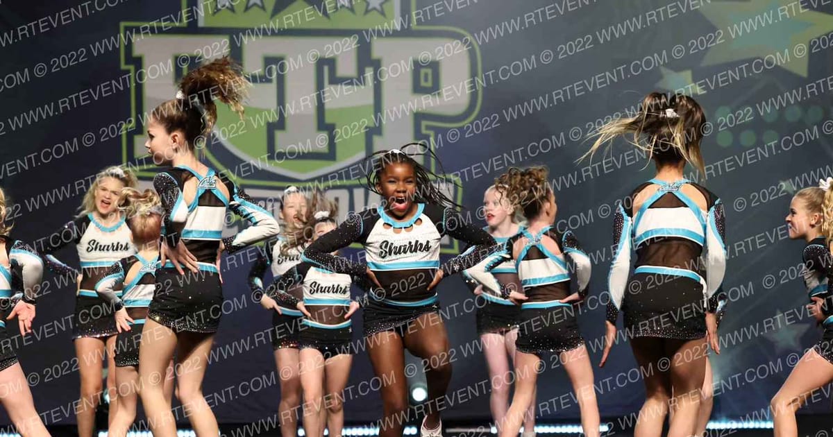 Cheer Sport Sharks - Kitchener Wobbegong Sharks · Feel The Power East FIXED