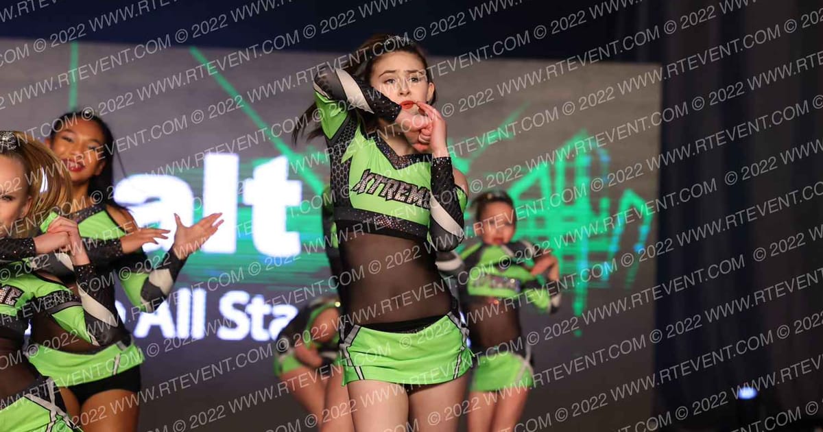 Minnesota Xtreme All Star Cheer Cobalt · Rockstar NV KC Grand Nationals
