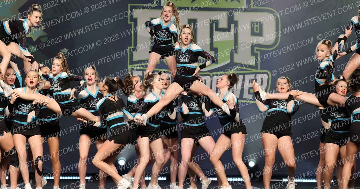 Cheer Sport Sharks - Ottawa Silvertip Sharks · Feel The Power East FIXED