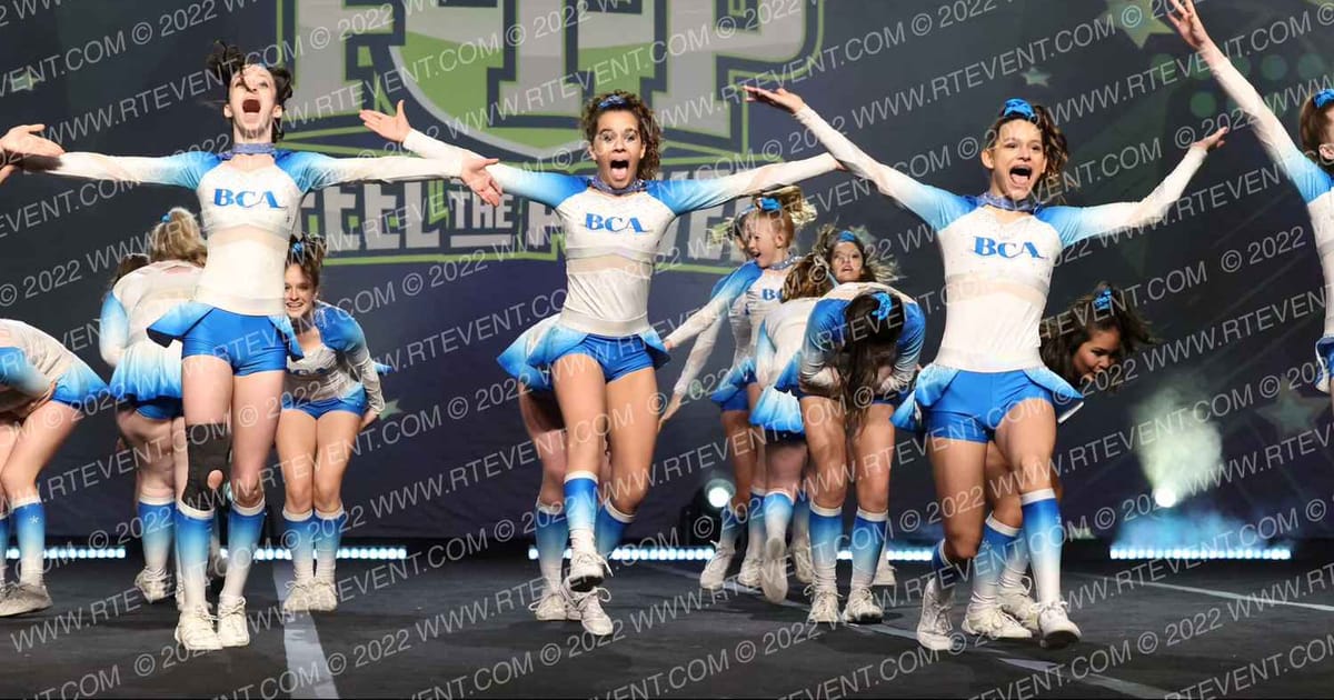 Beach Cheer Athletics Tidalwave · Feel The Power East FIXED
