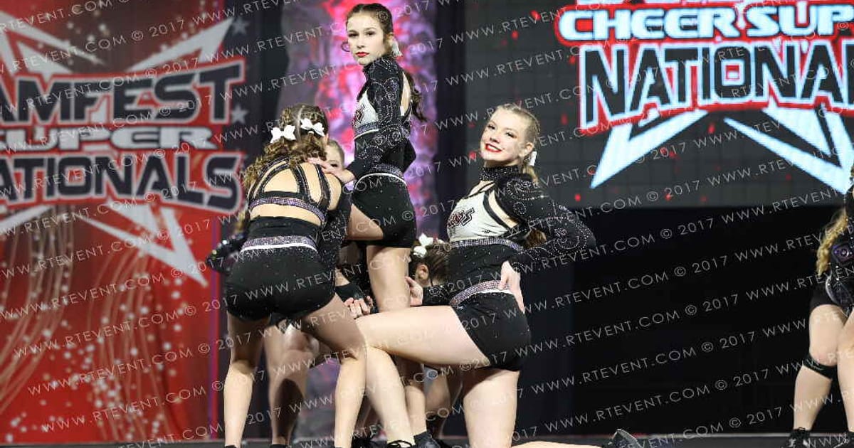 Legends Cheer Academy II Princess Platinum Spades · JAMFest Cheer Super Nationals