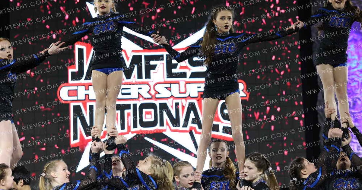East Tennessee Cheer Throne Cats · JAMFest Cheer Super Nationals