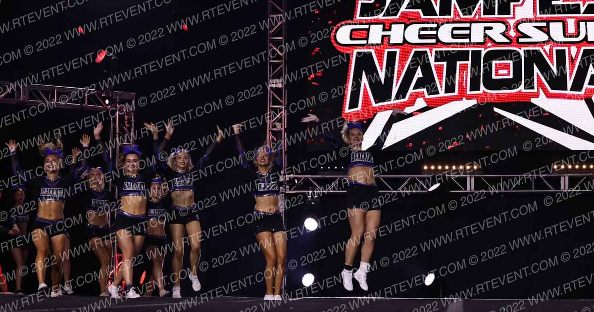 Maryland Twisters Virginia Blackout · Cheer Super Nationals