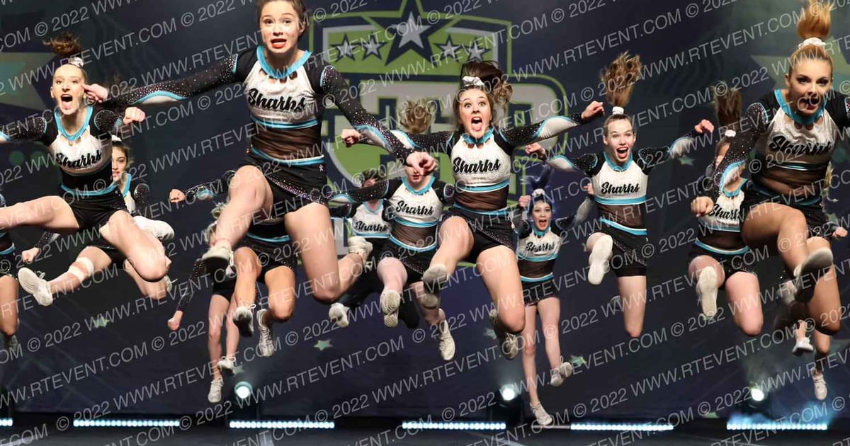 Cheer Sport Sharks - Kitchener Aqua Sharks · Feel The Power East FIXED