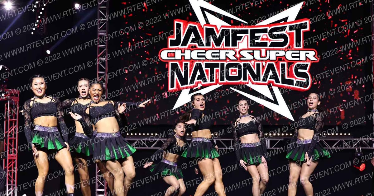 CheerForce San Diego Blackout · Cheer Super Nationals