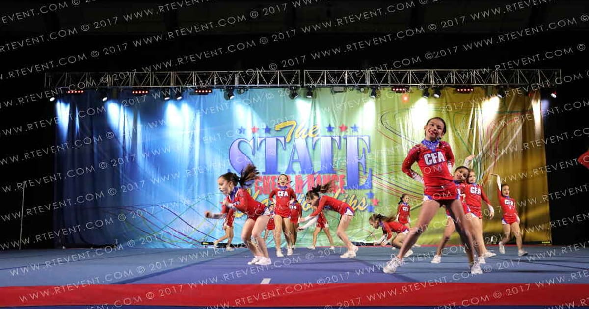 Cheer Florida All Stars Mini Warriors · The STATE Daytona Beach Nationals DIDII