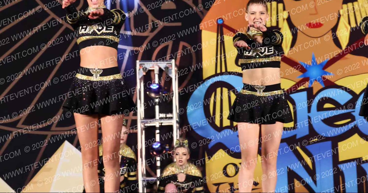 The Hive Cheer Yellow Jackets · All Star Challenge Queen of the Nile