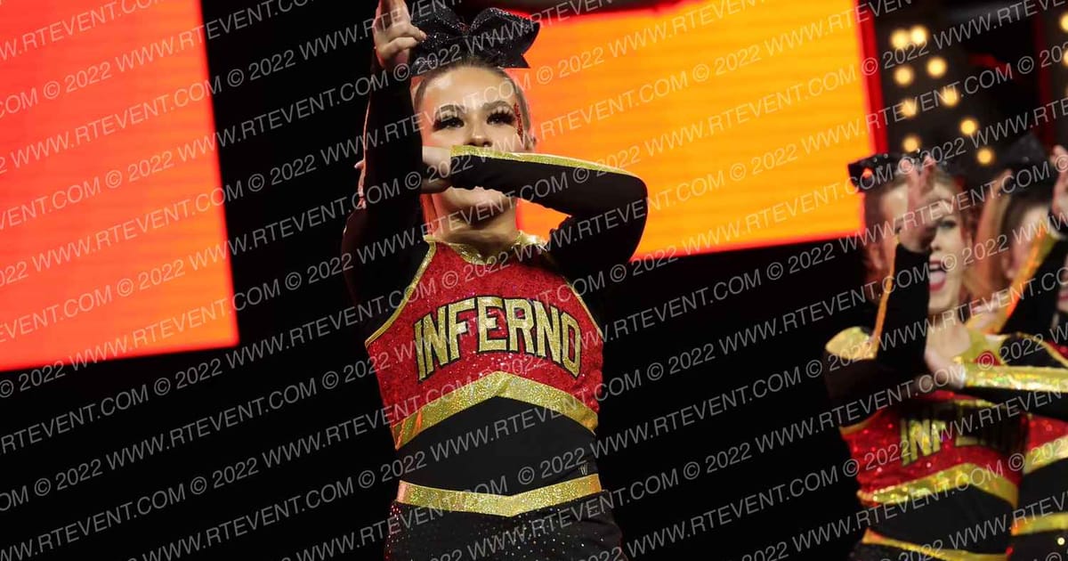OAKDALE INFERNO CHEER FIRESTORM ELITE · SUNDAY NA Nationals