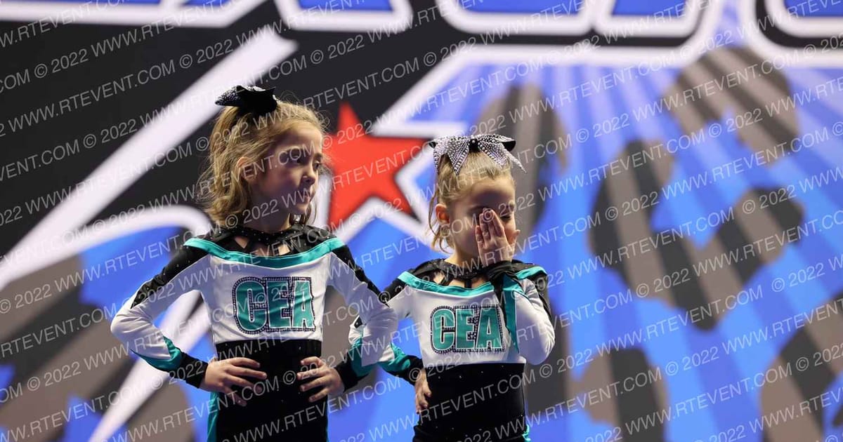 Cheer Extreme DMV Tiny Teal · Rumble in the Jungle