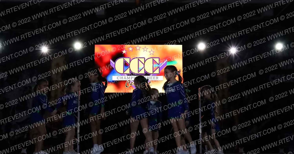 Indiana Ultimate Periwinkle · Hard Rockin National All Star Cheerleading Championships
