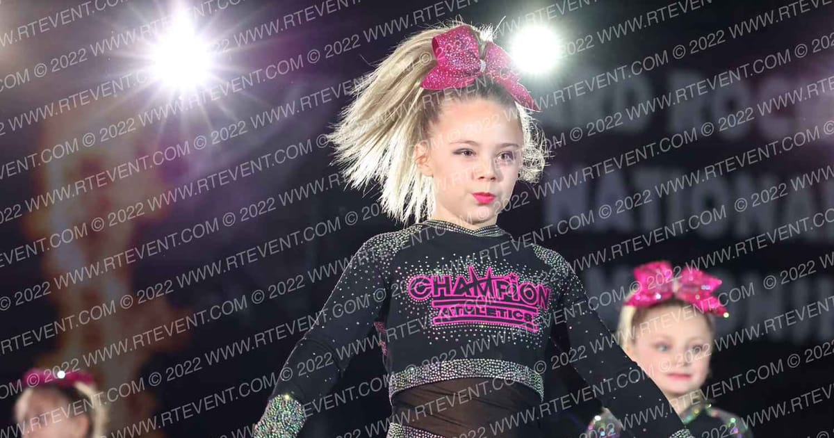 Champion Athletics Pink Charm · Hard Rockin National All Star Cheerleading Championships