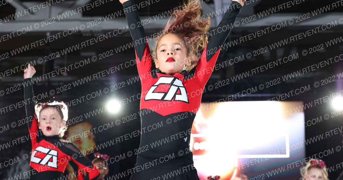 Core Athletix Black Ice · Hard Rockin National All Star Cheerleading Championships