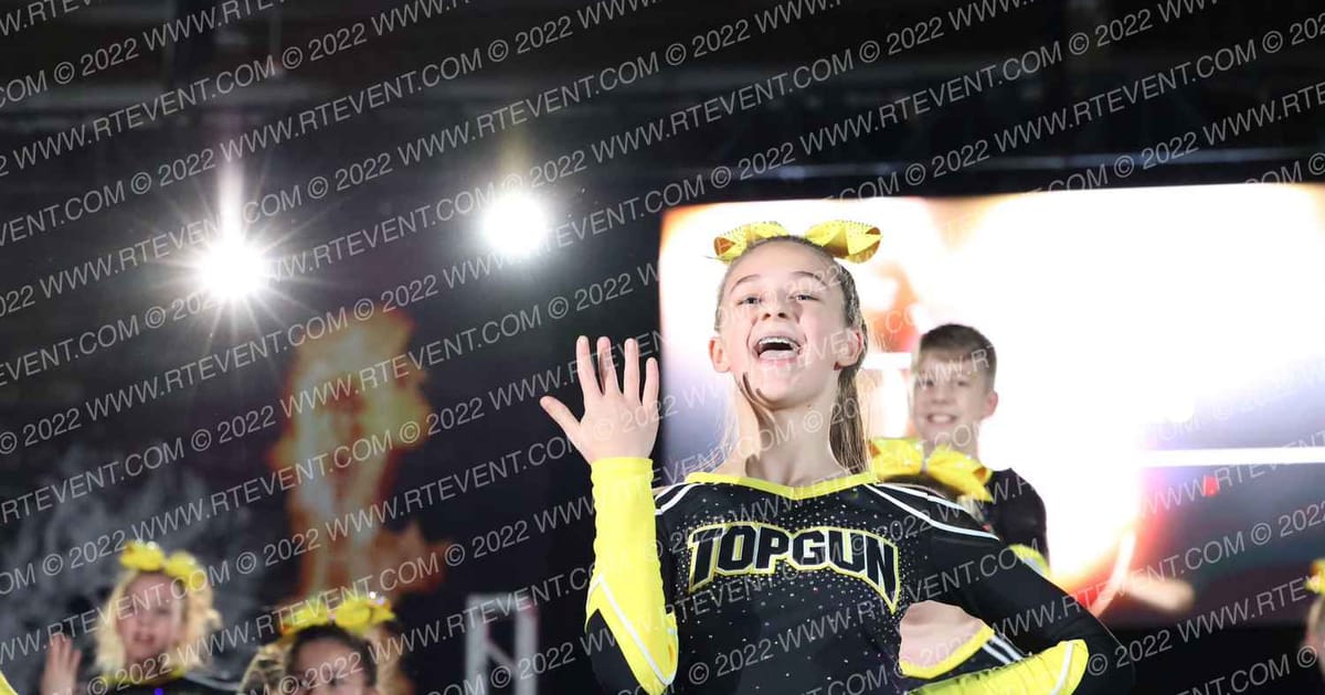 Top Gun Ohio Reign · Hard Rockin National All Star Cheerleading Championships