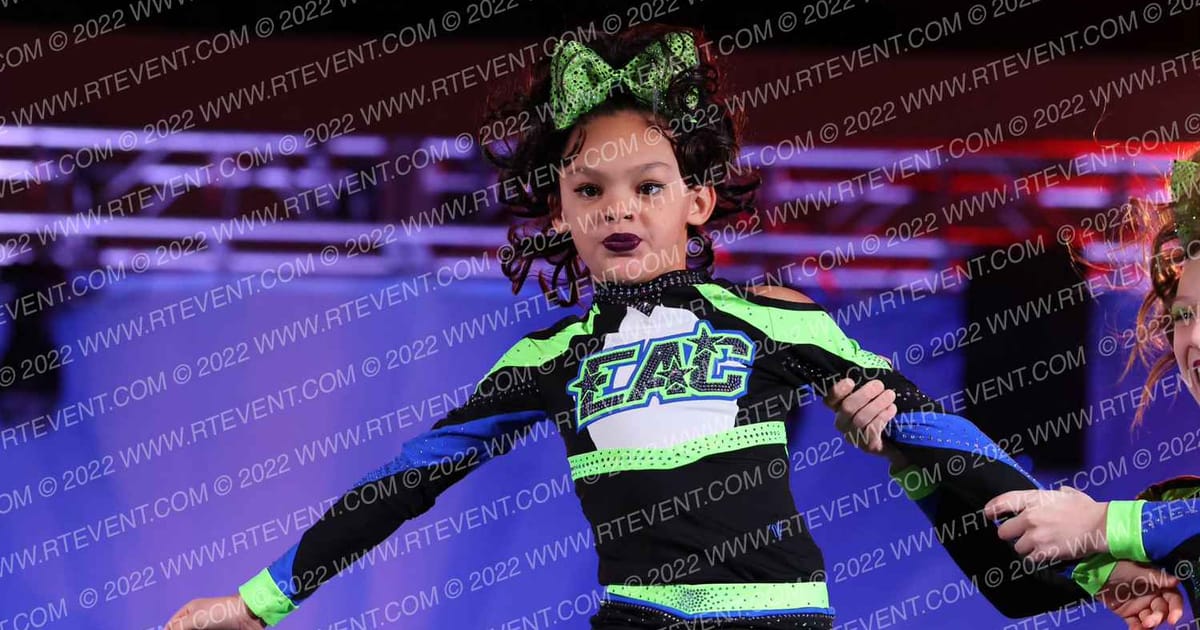 Elite Athletic Cheer Lime Crew · CDE EWO Lancaster