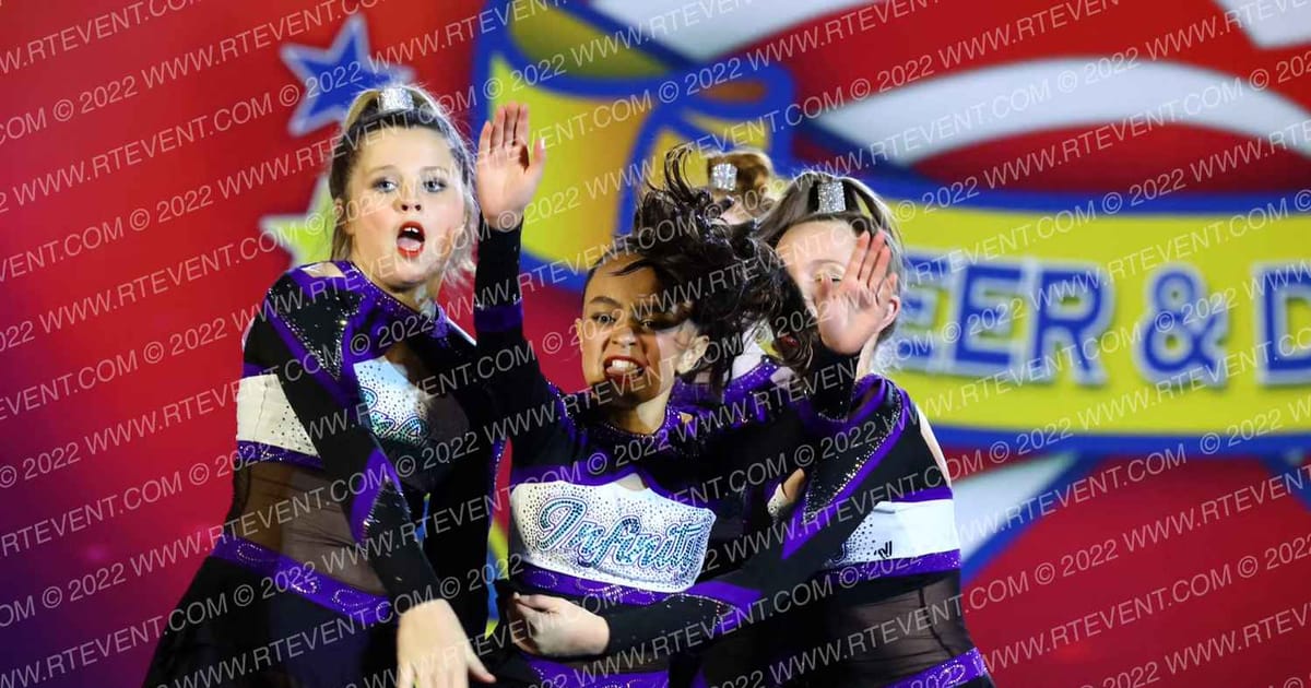 Cheer Infinity Allstars Hammerheads · The American Superstarz Raleigh Nationals DIDII