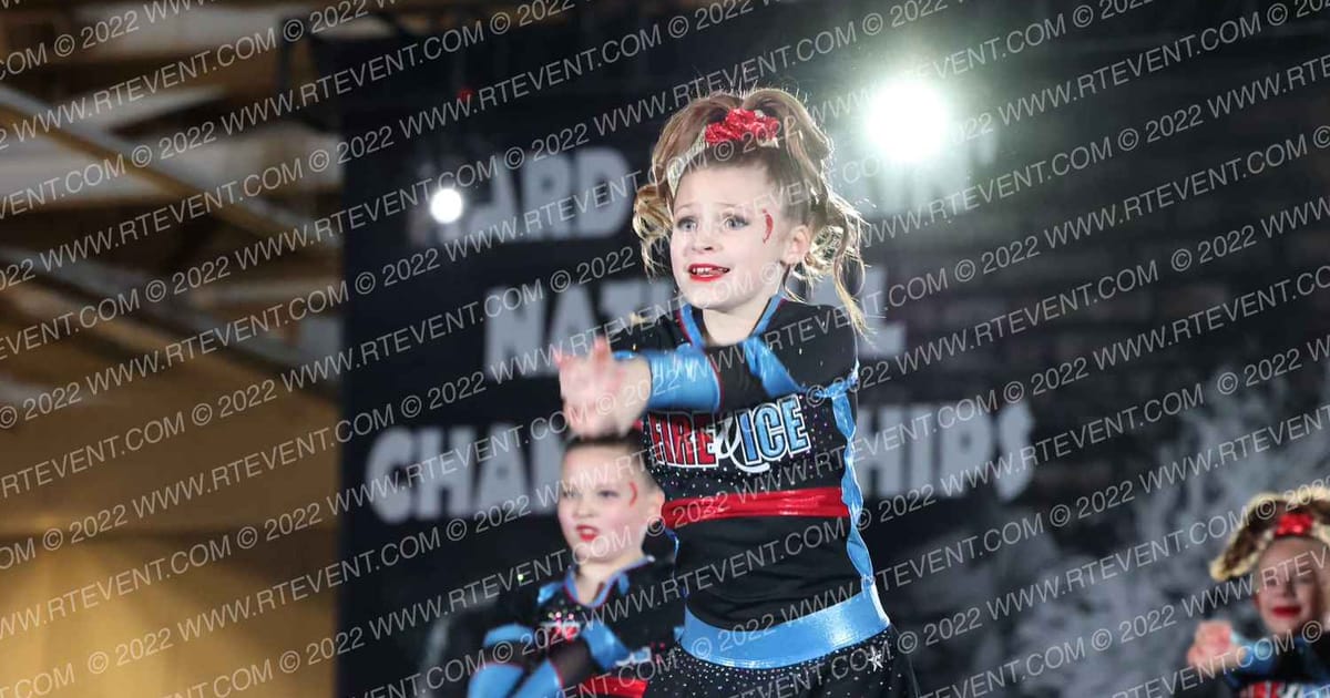 Fire and Ice Mars Frosty Flakes · Hard Rockin National All Star Cheerleading Championships