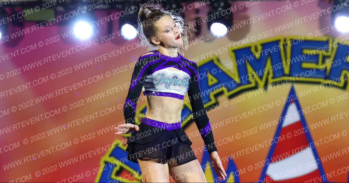 Cheer Infinity Allstars Lady Rain · The American Superstarz Raleigh Nationals DIDII