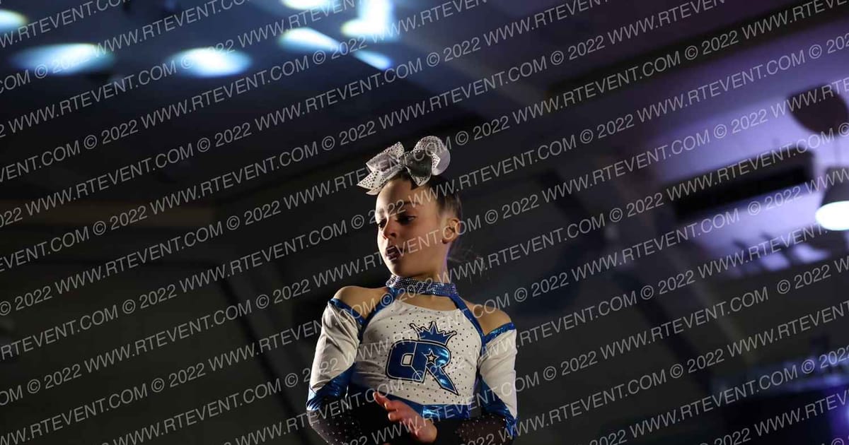 Cheerletics Royalty BLUSH · The American Masters Baltimore Nationals FIXED