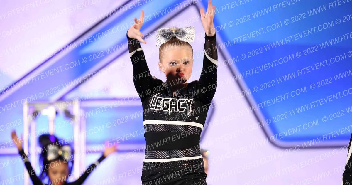 Legacy Premier Cheer Silver Lining · Athletic Mesa