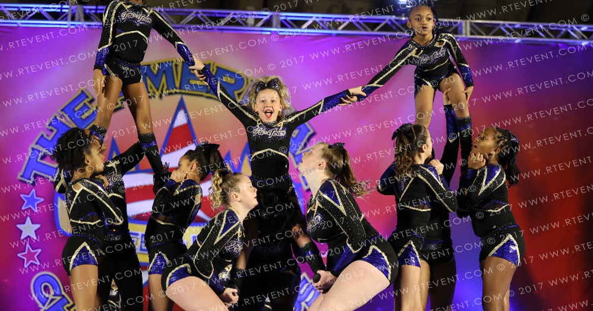 Tri-Town Competitive Cheerleading Cyclones · The American Masters Baltimore Showdown