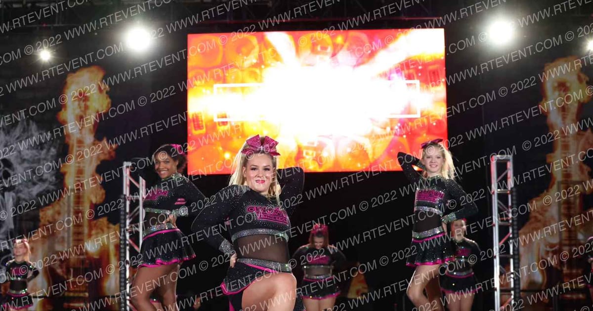 Champion Athletics Pink Envy · Hard Rockin National All Star Cheerleading Championships