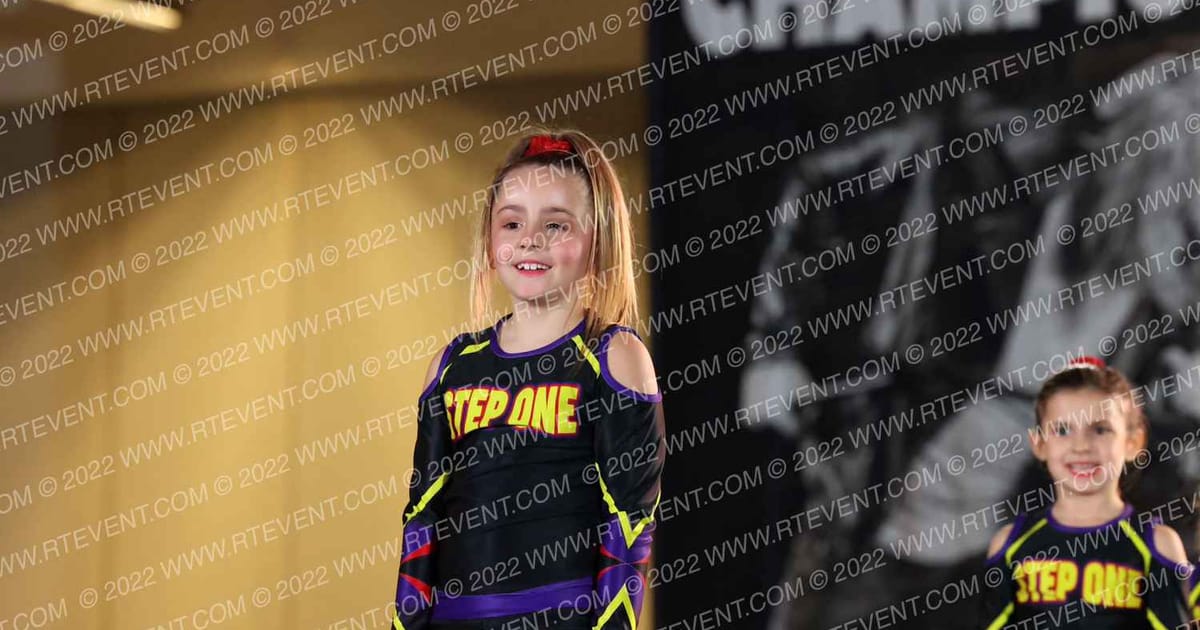 Step 1 Allstars North Adorable · Hard Rockin National Cheerleading Championships