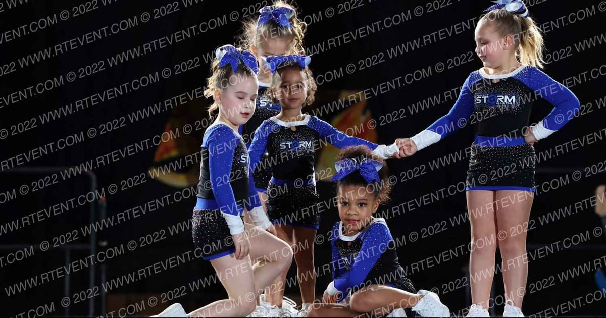 Perfect Storm Allstars Tiny Twilights · Hard Rockin National Cheerleading Championships